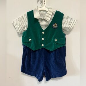 VTG little boys 2T outfit